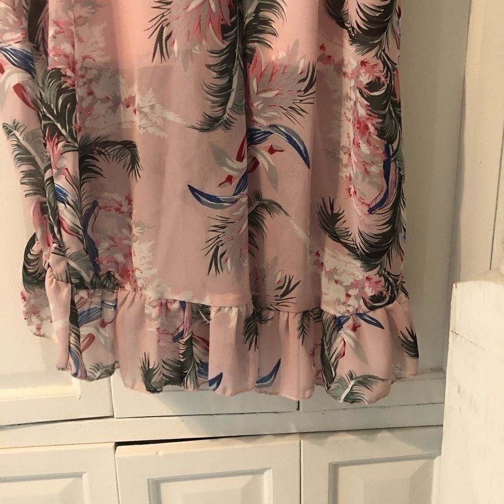 Pink Tropical Floral Cupshe Dress - Picture 8 of 8